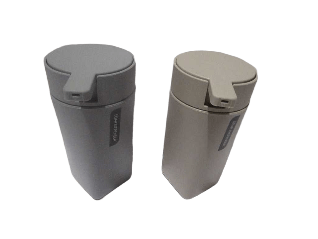 Soap Dispenser Grey/Taupe Ass 7.3x14.4