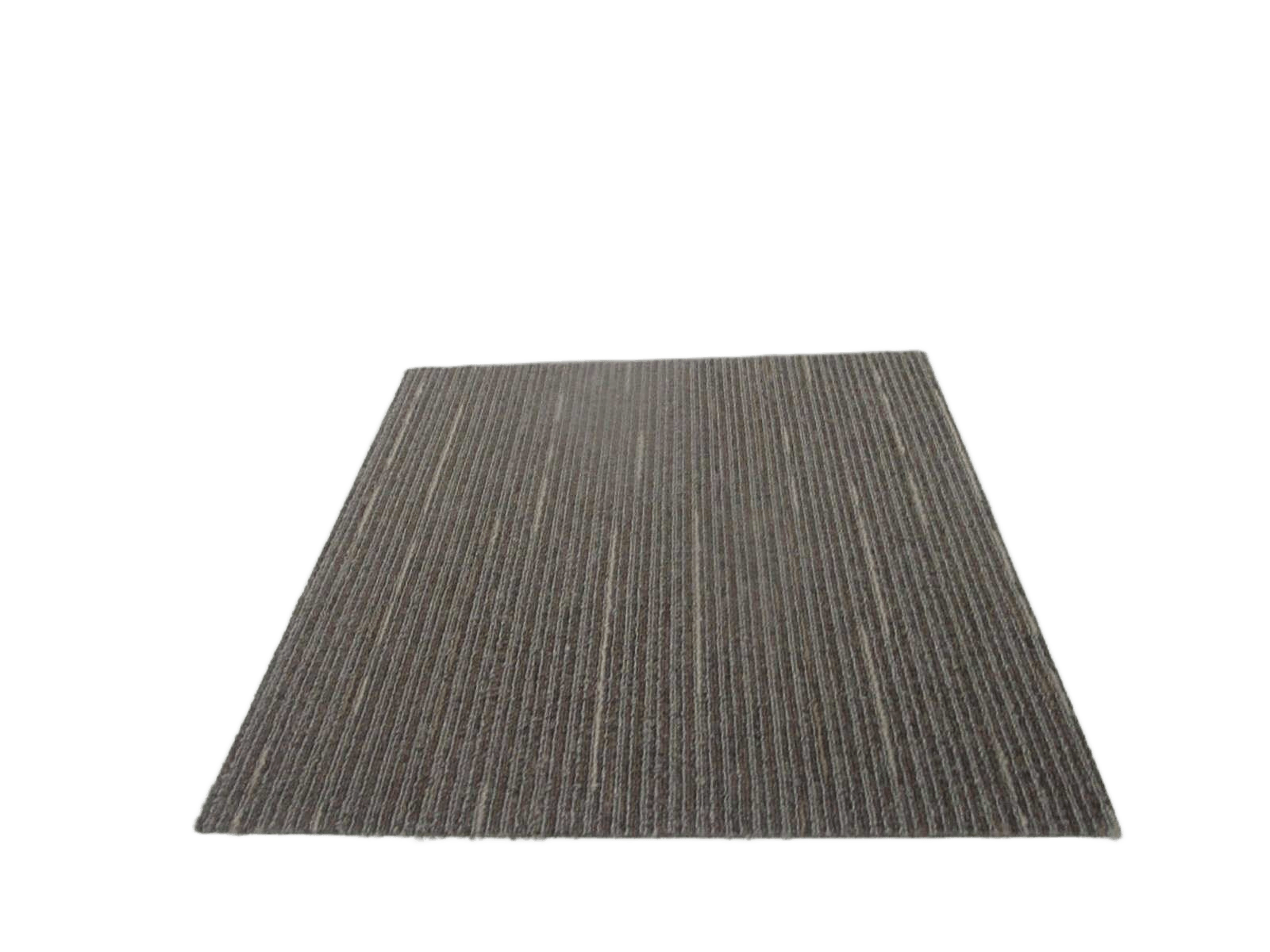 Carpet Tile Brown 50cm*50cm*0.6cm 01 550 Gsm Pp Top(4mm)+bitumen Backing