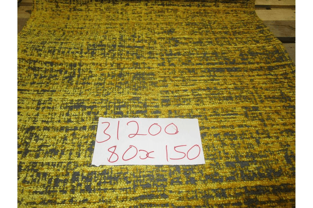 Carpet Atlas Yellow 21 40% Polyester 60% Cotton 1200 Gr / 5mm Size:80x150
