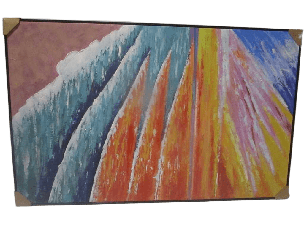 Painting, Ps Frame Back: Wood+non-Woven 100*160