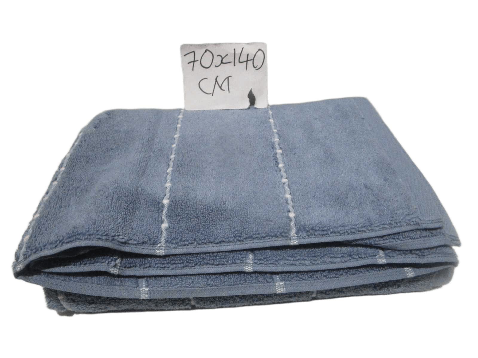 Towel Boston Rib - Plain Dyed Dobbu Terry - Zero Twist Cotton Yarn - Kapoor White Boston Rib Polyester Insert - 500 Gsm - Single Ply
