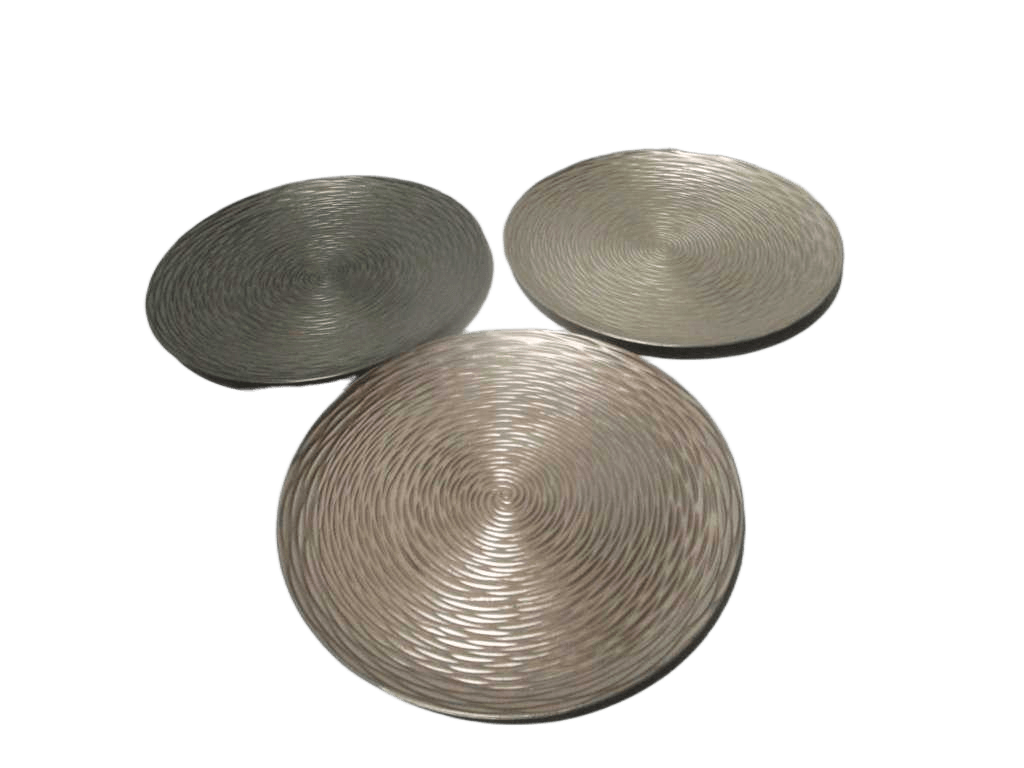 Charger Plate Mat Metallic
