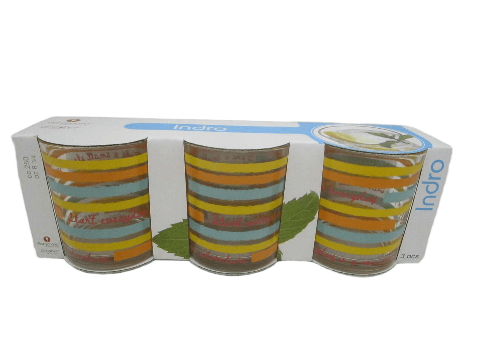 Cup Alighieri Water 250 Cc Set Of 3 Ce3 3/36