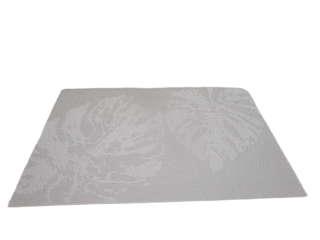 Placemat 70%pvc+30%polyester 75g Light Grey 30x45