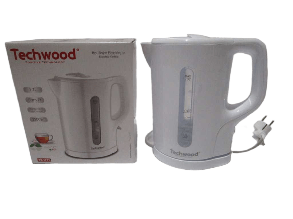 Kettle 1.7l Cordless Removable And Washable Filter Visible Water Level Filter Automatic Shut-Off When Boiling Overheating Protection Safety Cover Power: 1850-2200w