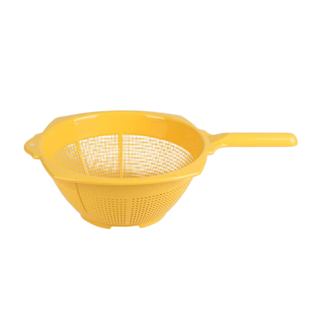 Colander Liberty With Handle 25cm Yellow Mustard