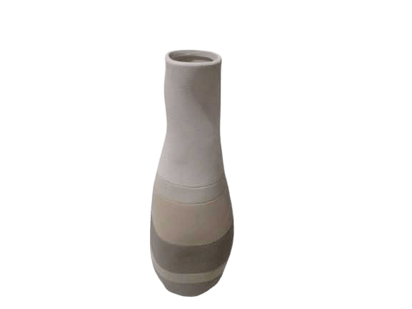 Vase Medium Pottery Light Brown 21x21x58,5 Cm