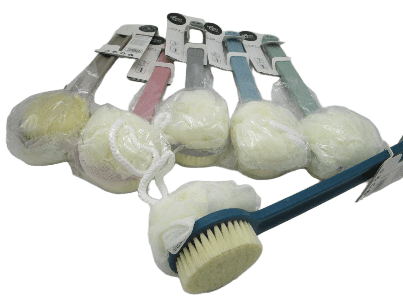 Brush Dark Green/Light Green/Light Blue/Pink/Gray/Taupe38cm X 10cm