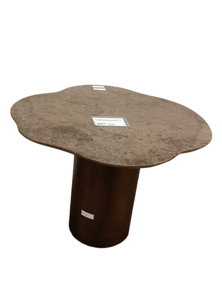 Coffee Table Marble St-11; & Stainless-Steel Rj-007; 680*505