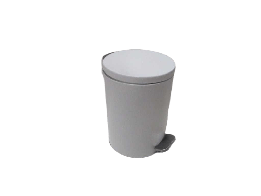 Dustbin Acier Inoxidable Rounde 3l - White
