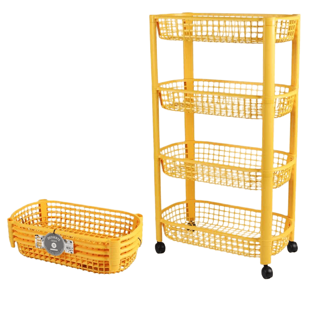 Liberty Serves 4 Levels 46,5x26xh78,8cm Mustard Yellow