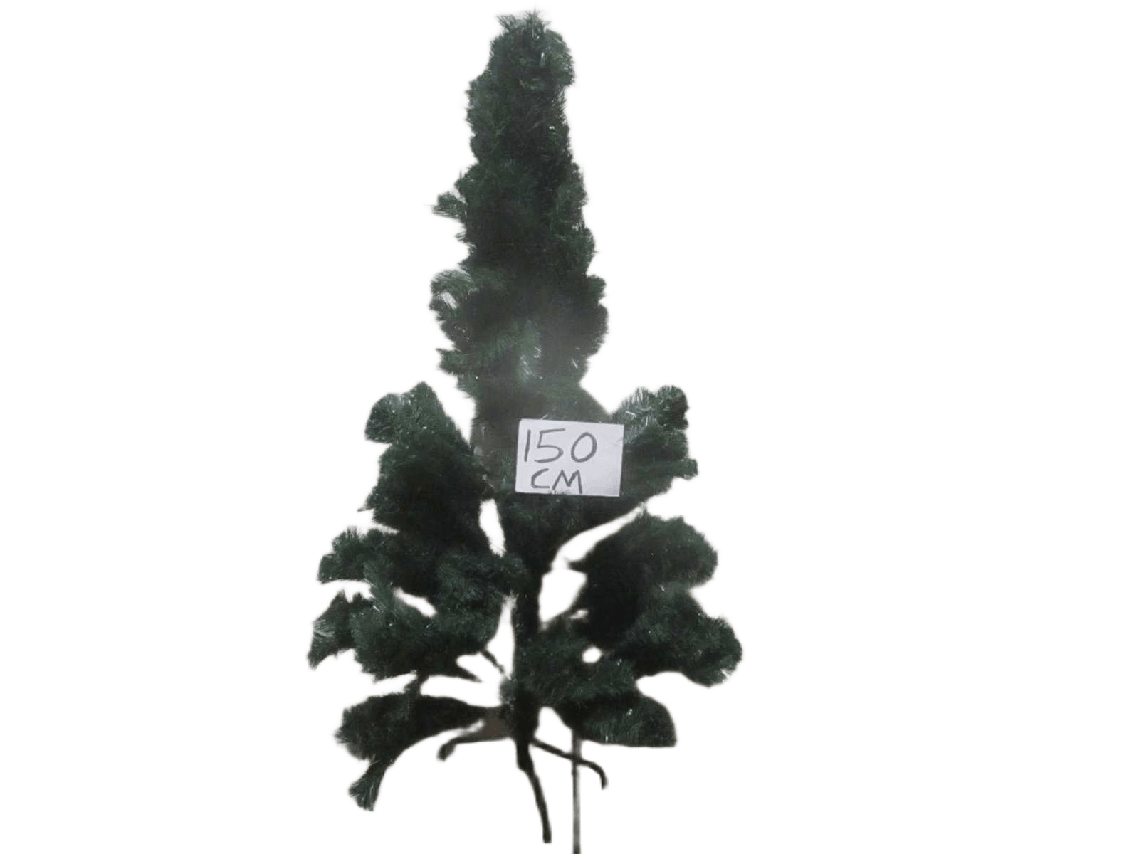 Christmas Tree-400 Leaves,8cm Pvc Metal Green Leg Brown Box Green 150cm