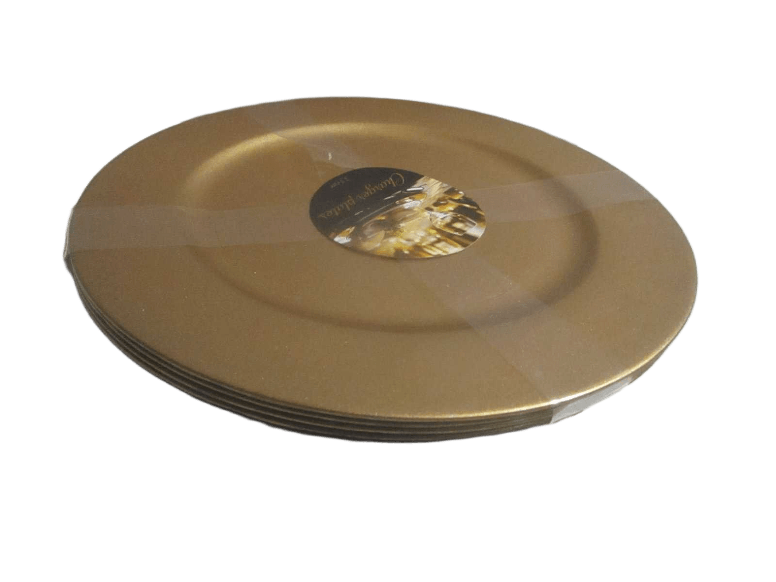Plate Gold 33cm Set4