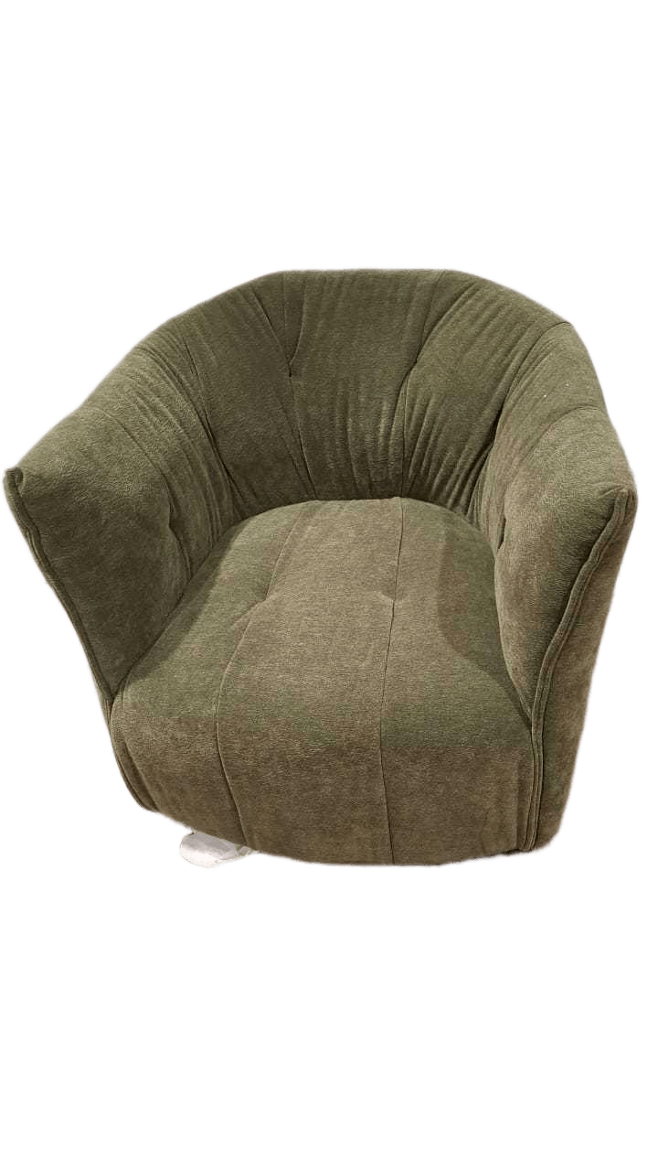 Club Chair Lb3122-14 Green Swivel Chair, Without Pillow 87x85x79