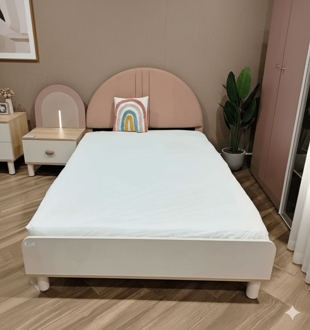 Bed + 1 Nightstand Bd: 120x200cm Ns: 55x42x88cm