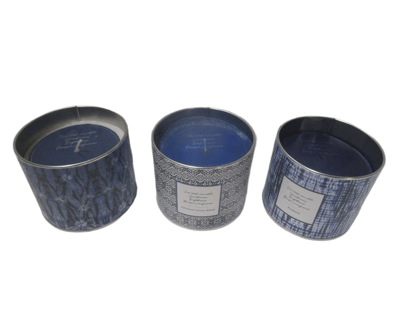 Candle In Zinc Pot 95x95x80mm