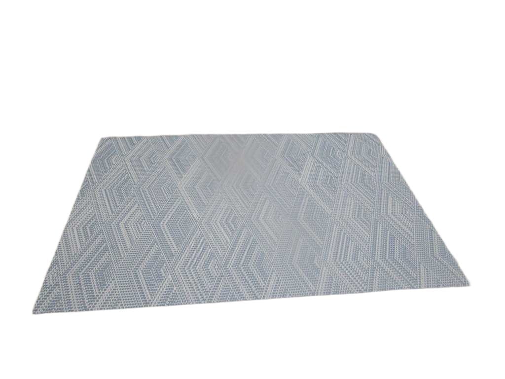 Placemat 70%pvc, 30%polyester, 80g Light Blue 30x45