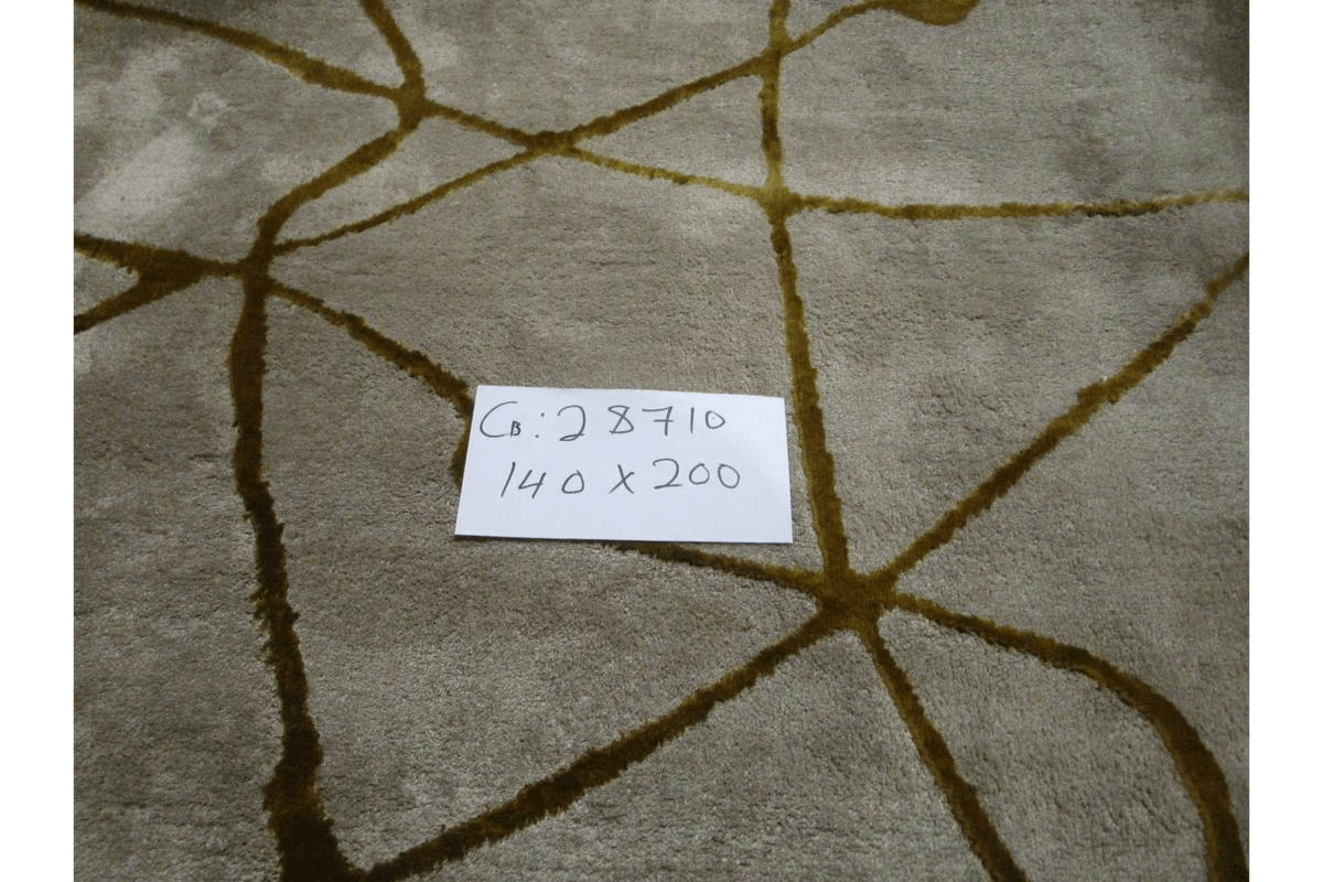 Carpet Awm-16719 V7&dl799 Beige&golden Polyester 1.4*2
