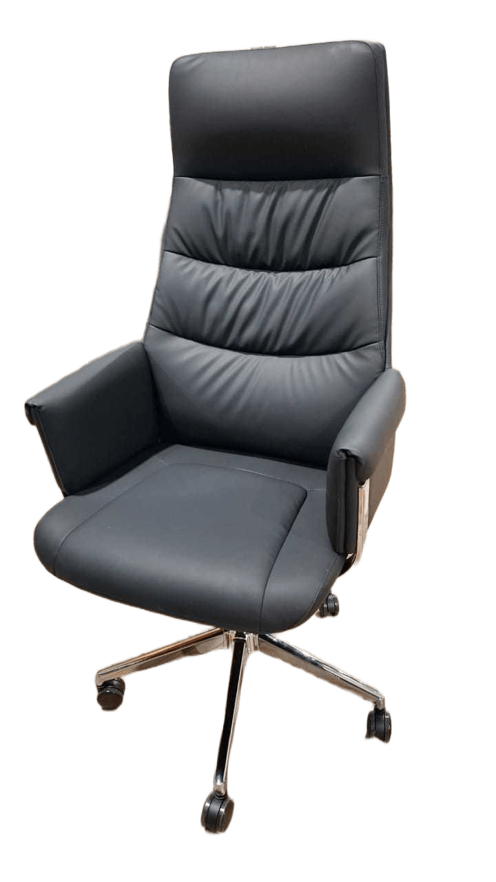 Office Chair Pu Full Black- Kjzw-17 65x124x67