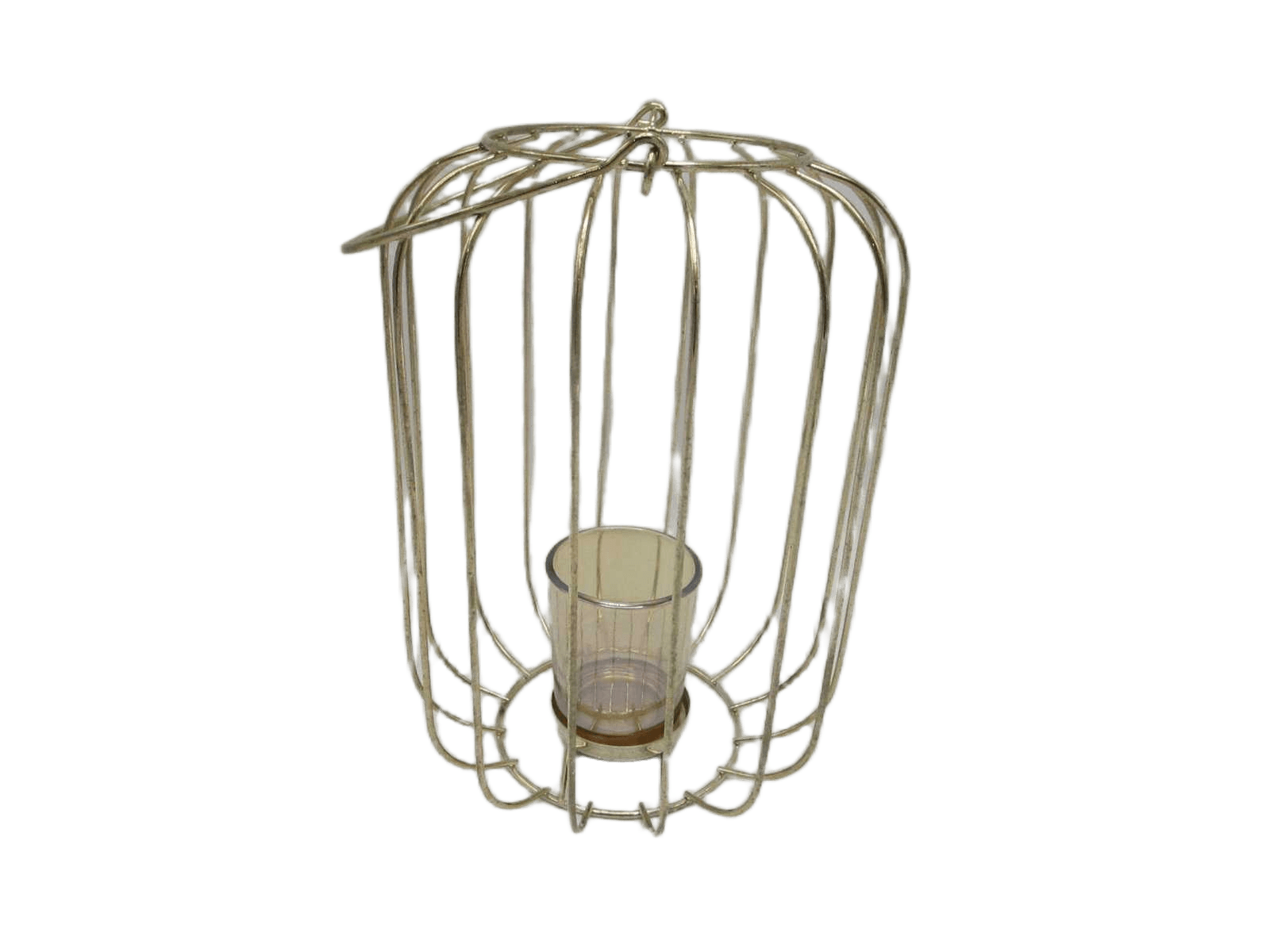 Lantern Metal 22cm Gold Clr