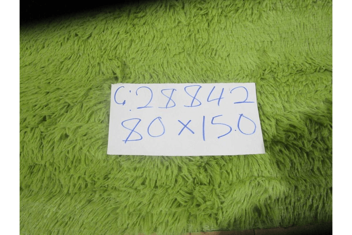 Carpet Green Polyester 0.8*1.5