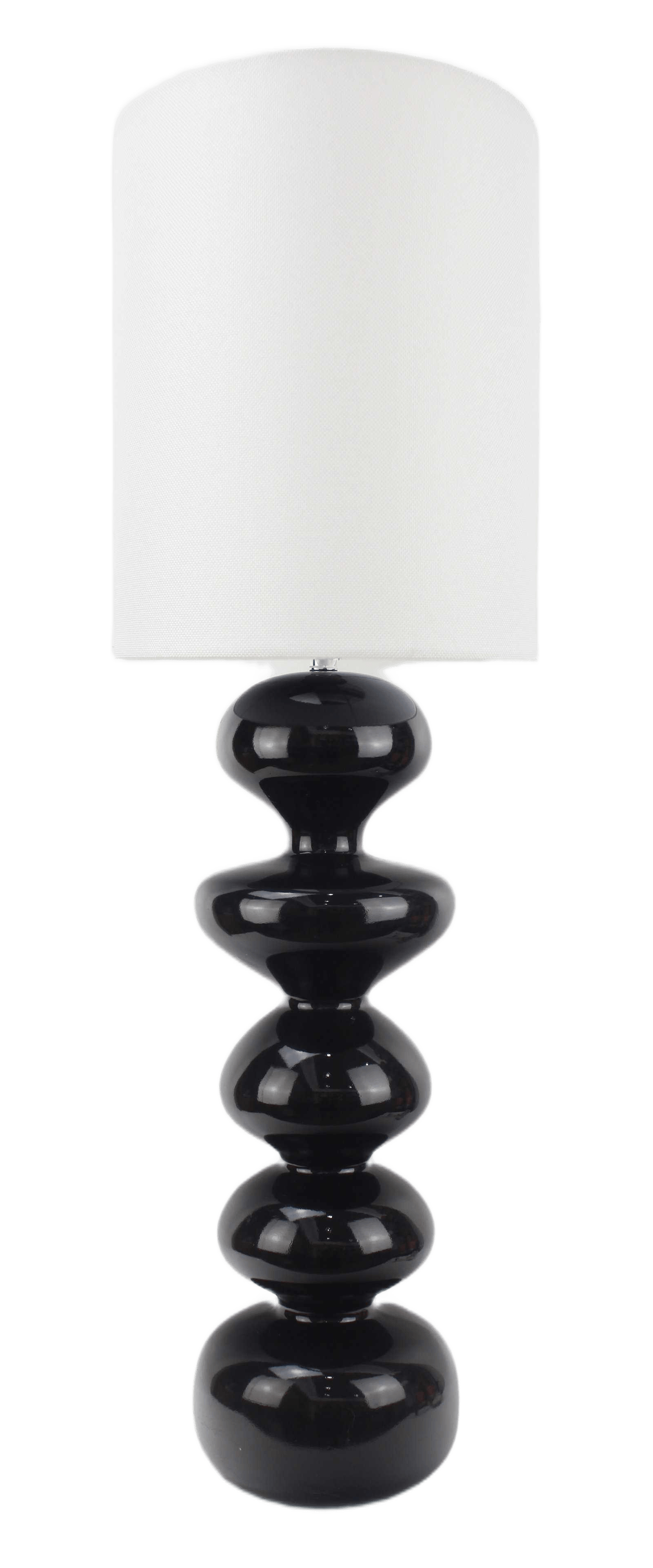 Table Lamp Poly French Plug With Fabric Shape