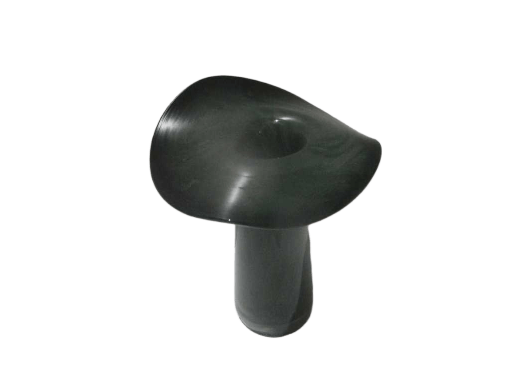 Vase Effect Flower Blow Glass 1,25 Kgs Green 19x19x26.5