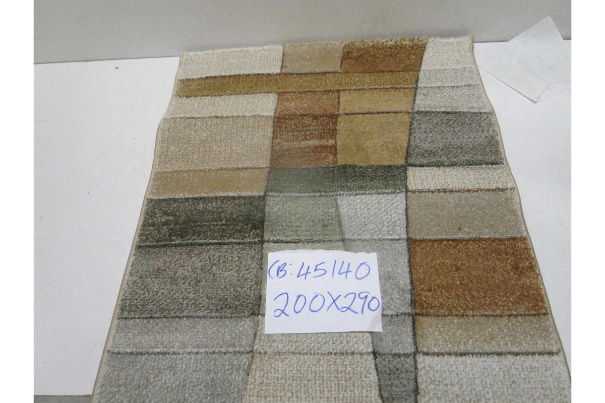 Carpet 040 Cubic (Aura V77) 243.200 Points 10mm Pile Height Pp + Headset Hand Carved 2.200 G/Sqm Pp Frize 200x290 Cm