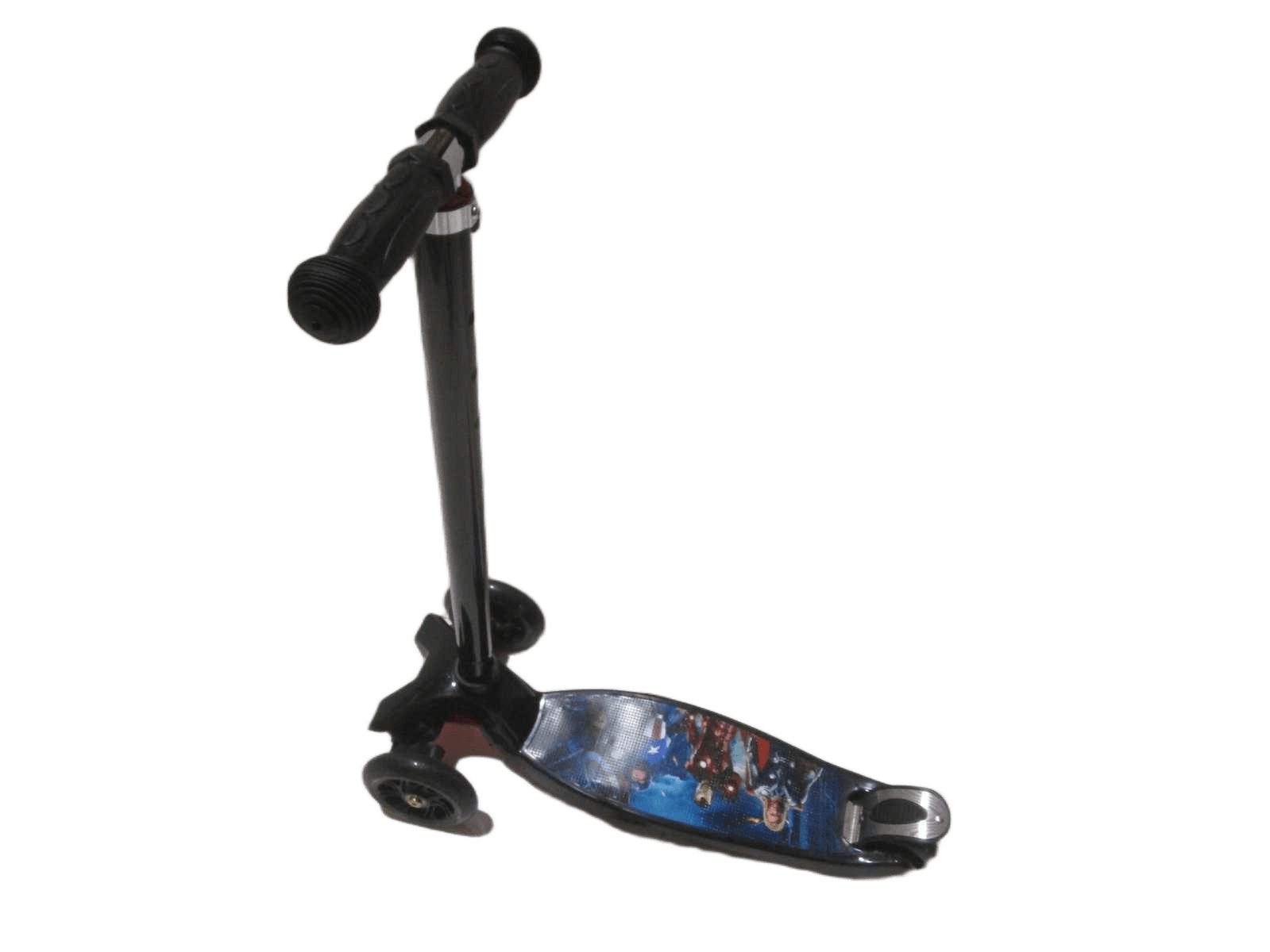Scooter For Child Metal Tube(30mm Diameter)+silicon Handle+ Pu Rollers(12cm)+nylon/Abs Board Back Brake Color Boxavengers56x22x