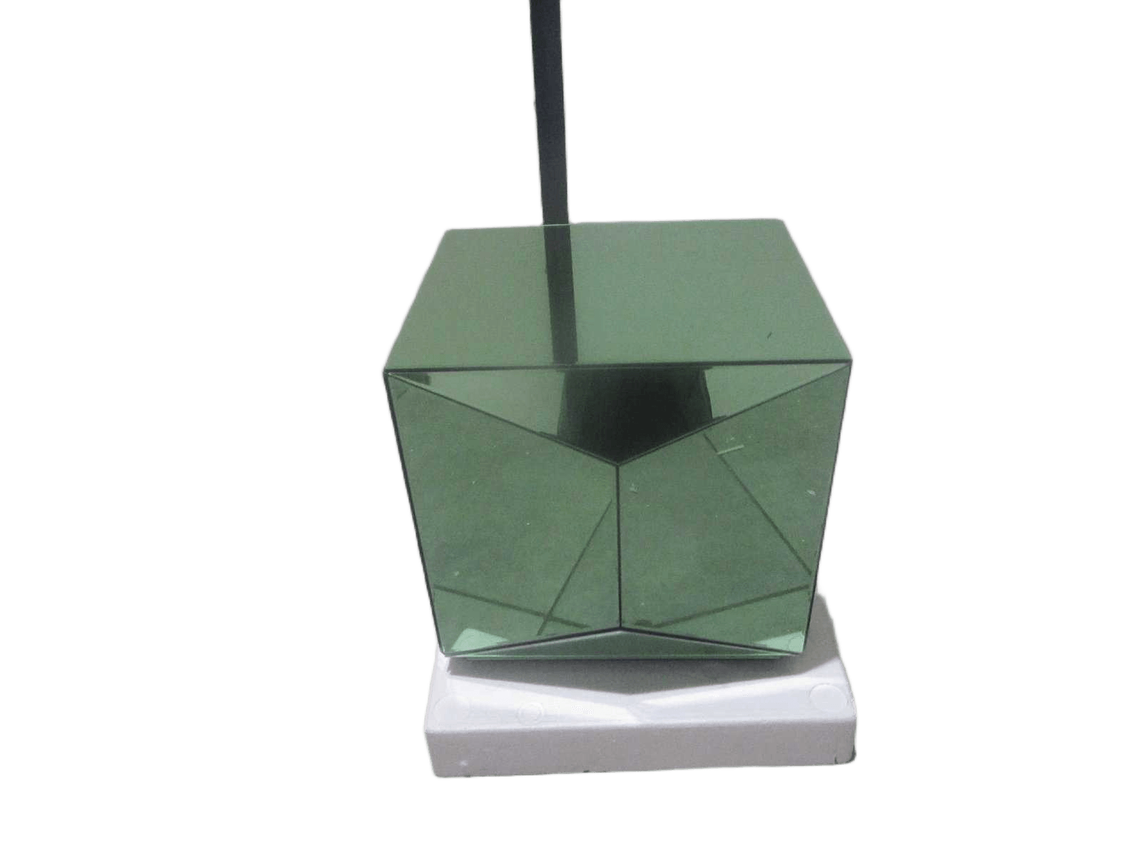 Pedestal Cubic Shape Green