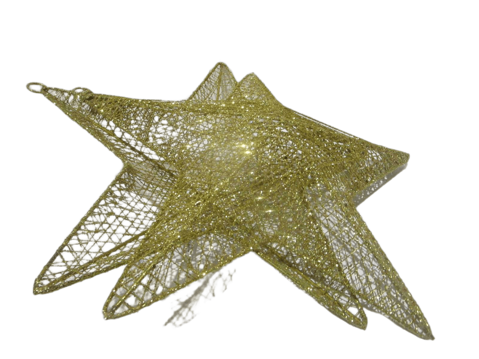 Xmas Deco-Star Metal Gold 40cm