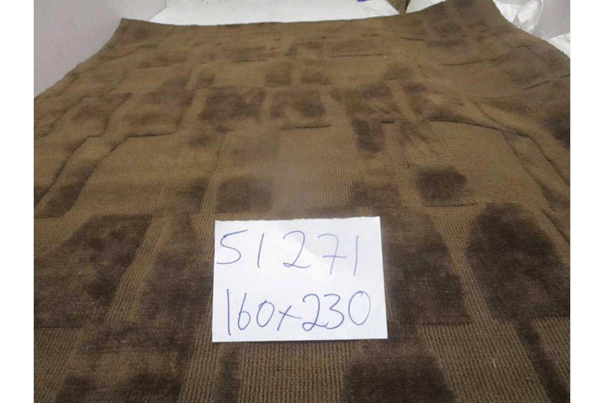 Carpet Circular Knitted Polyester 1,2 Kg Pile Back Cotton