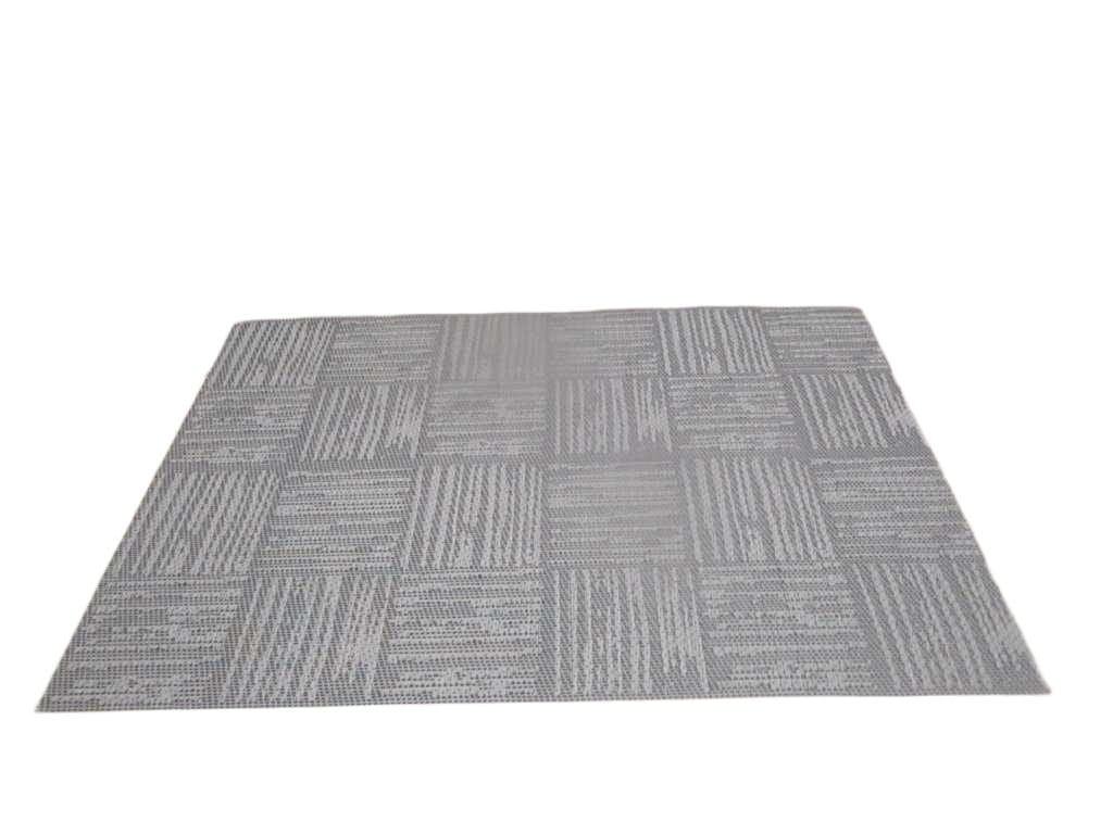 Placemat 70%pvc+30%polyester 80g Light Grey 30x45
