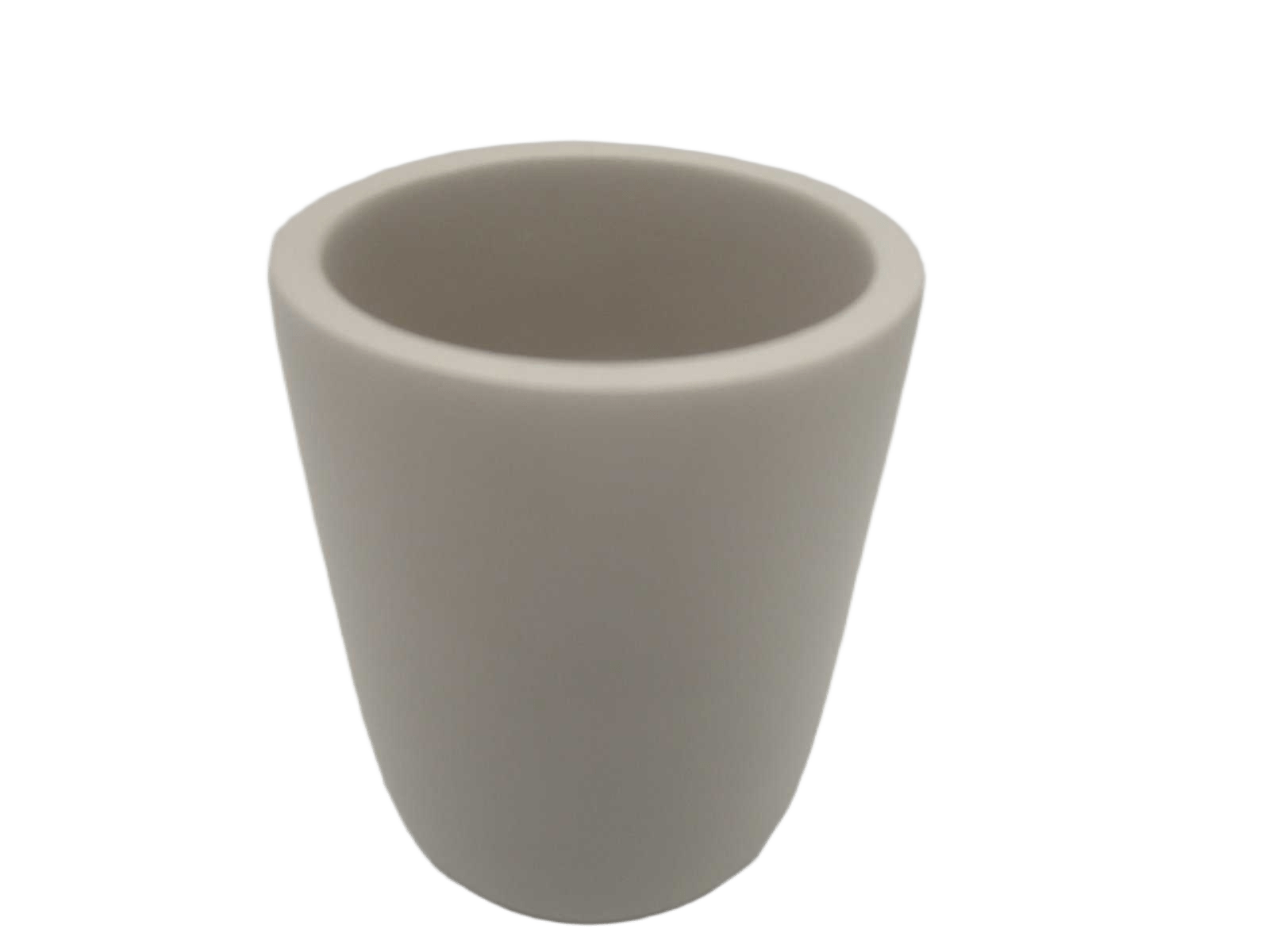 Cup Rounded Cement With Raw Appearance - Beige