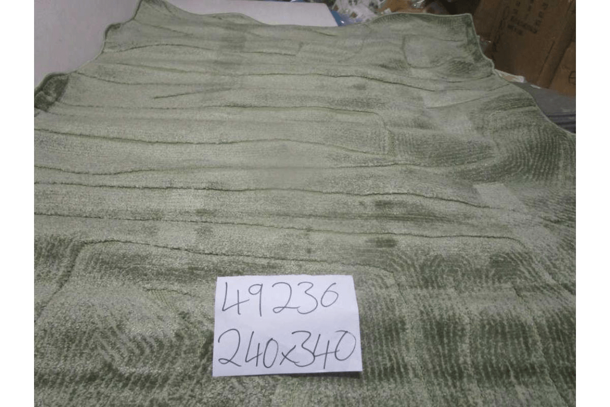 Carpet 240x340 Vanja Pp / Pes Shrink Pp Flat 1,450 Grm/Sqm 8mm Pile Height Green