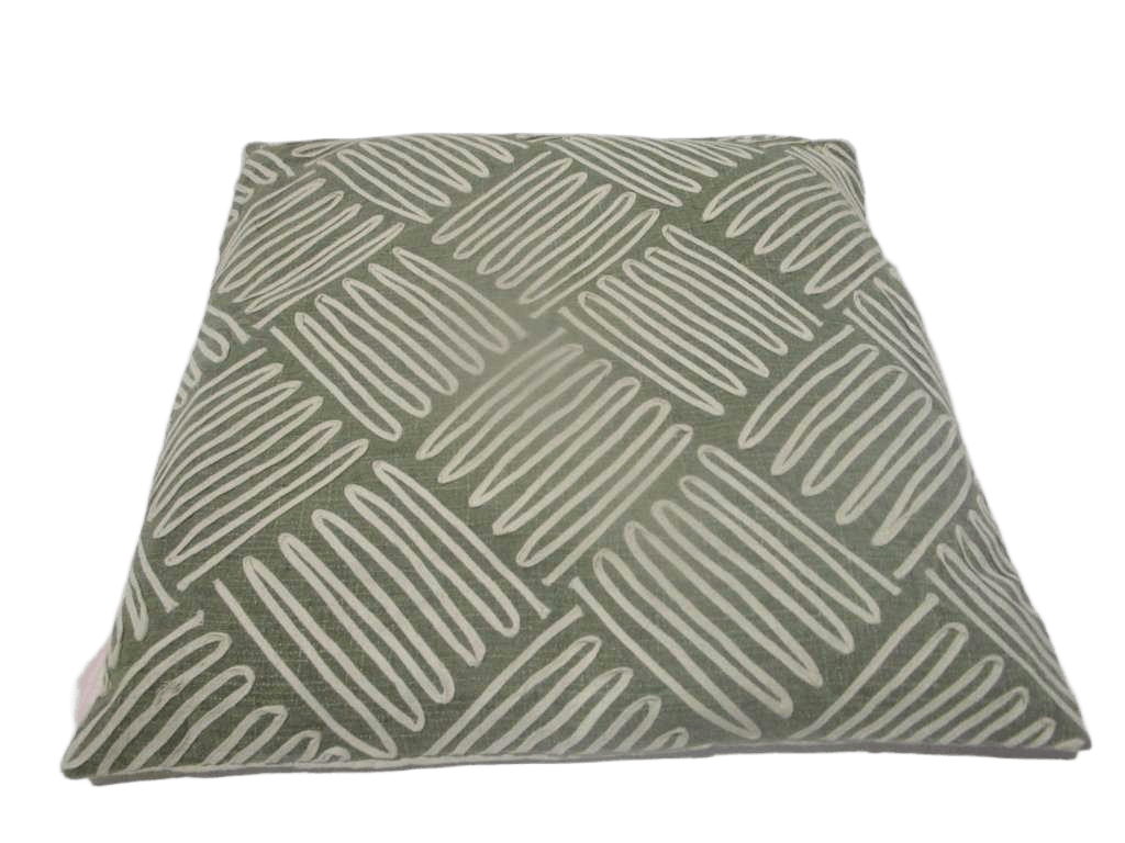 Cushion 45x45cm Embrodery 100% Cotton - 400 Gsm Filling Vacuum Packed