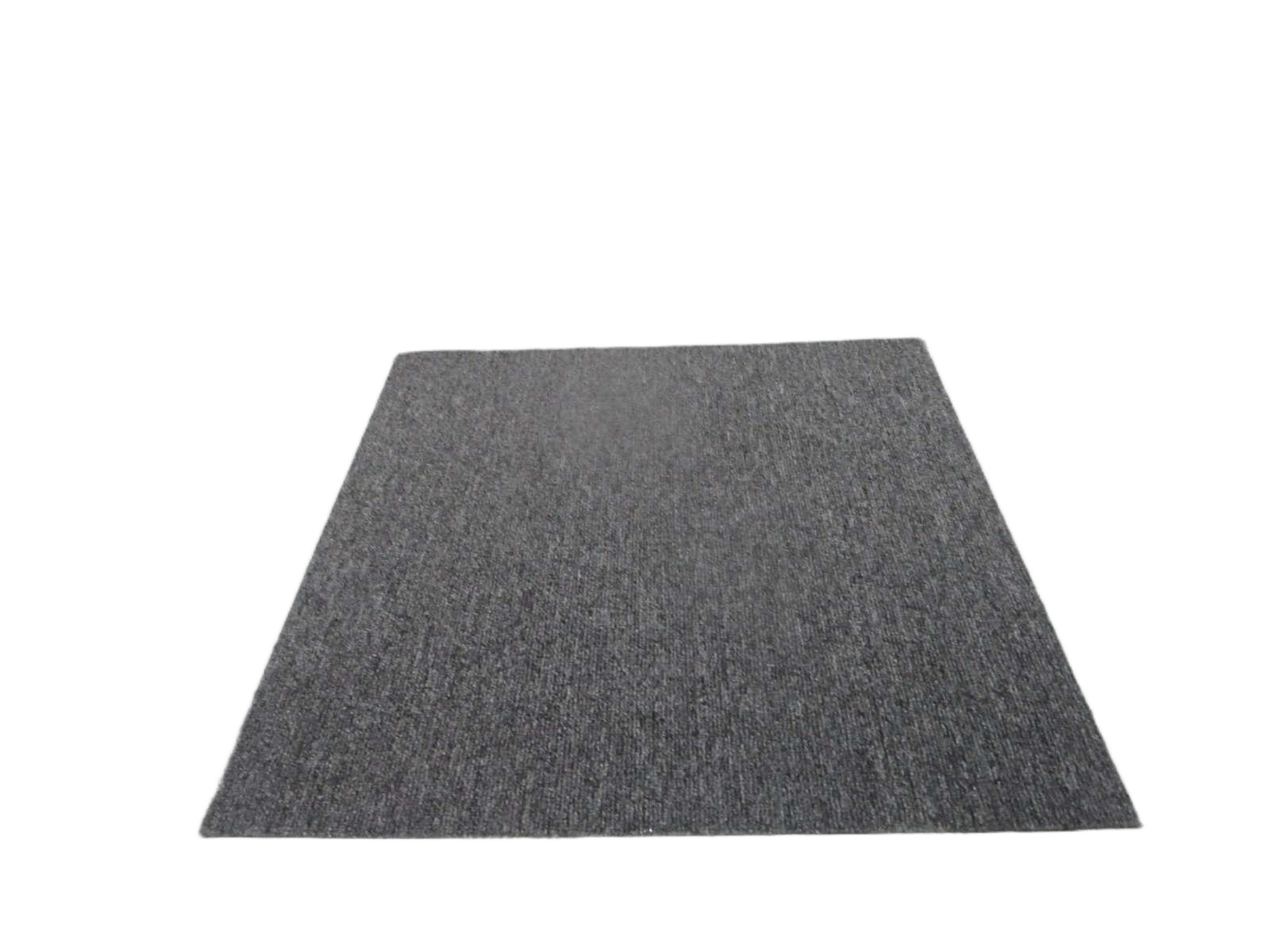 Carpet Tile Dark Grey 50cm*50cm*0.5cm H-17 420gsm Pp Top(3mm)+bitumen Backing