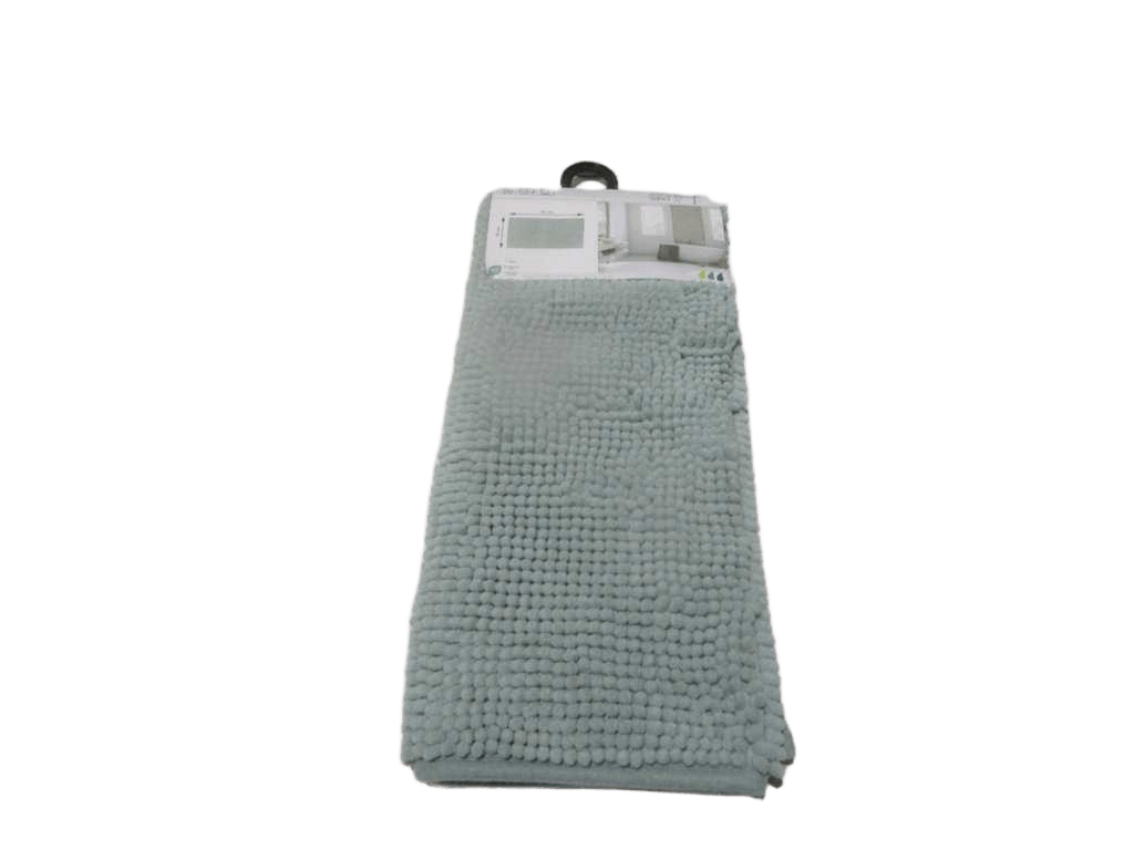 Carpet Microfibre Boules Uni 45x75cm - Vert Eucalyptus