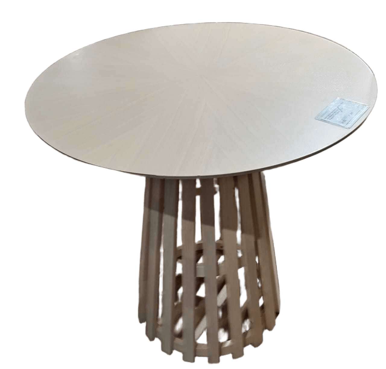Bar Table Ash Veneer Whitewash 8383 900x906