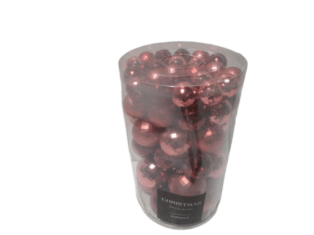 Ball Xmas Disco Set64 Pink
