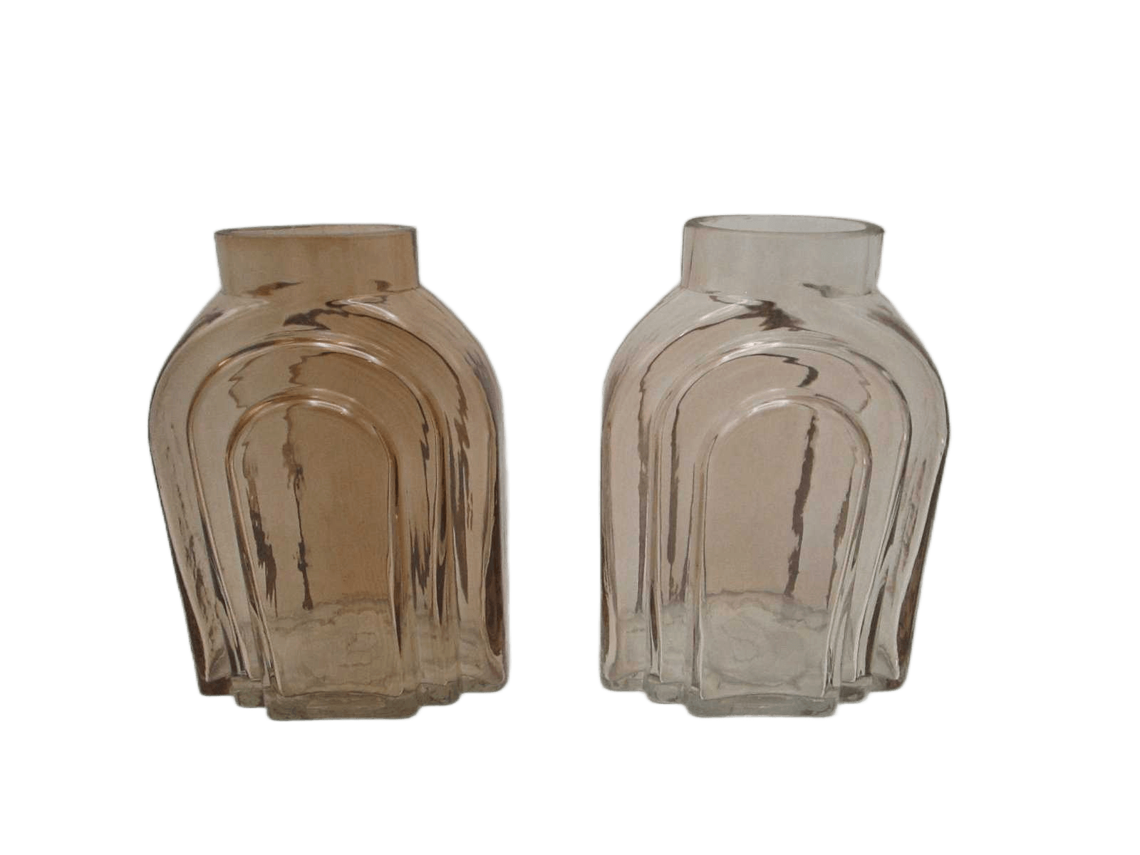 Vase 18cm Arc 2ass Grey