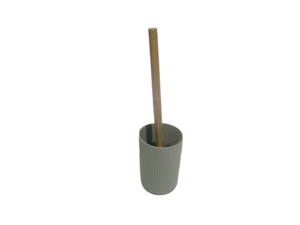 Toilet Brush, Pp+bamboo 185g Green Dia 9.5*34