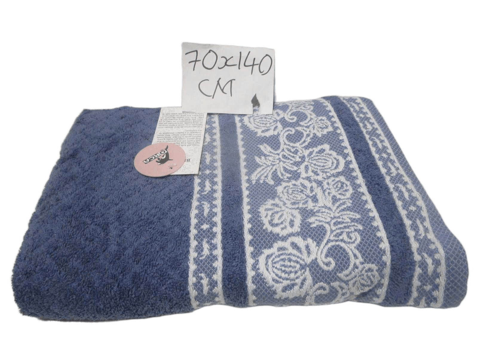 Towel Bliss - Plain Dyed Jacquard - Single Ply - 550 Gsm - Carded Cotton - Polyester Insert