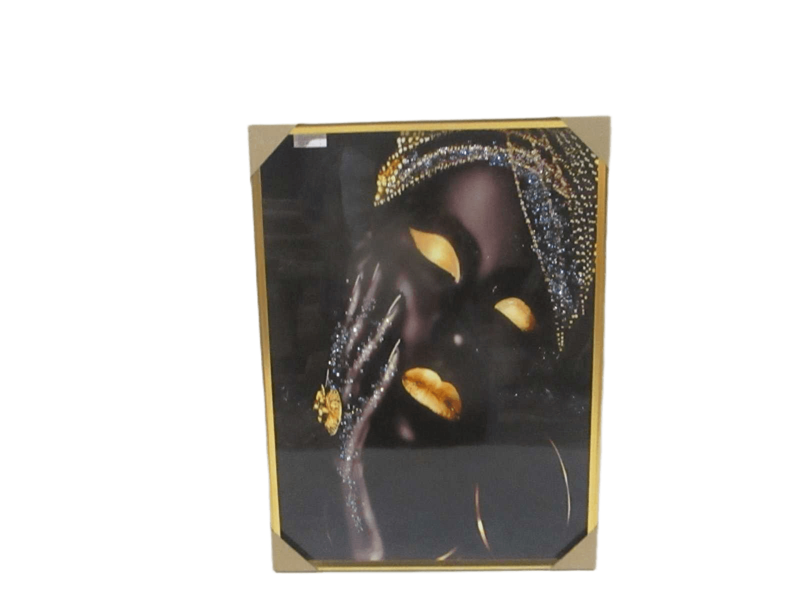 Frame Ps Paint Resin Ceramic Black Woman60x80x3