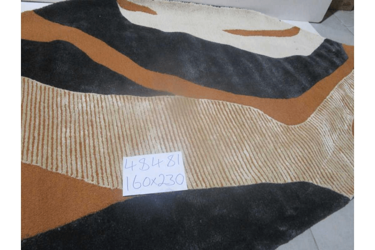 Rug Handtufted Wool / Polyester And Viscose - Kg - Cotton Back