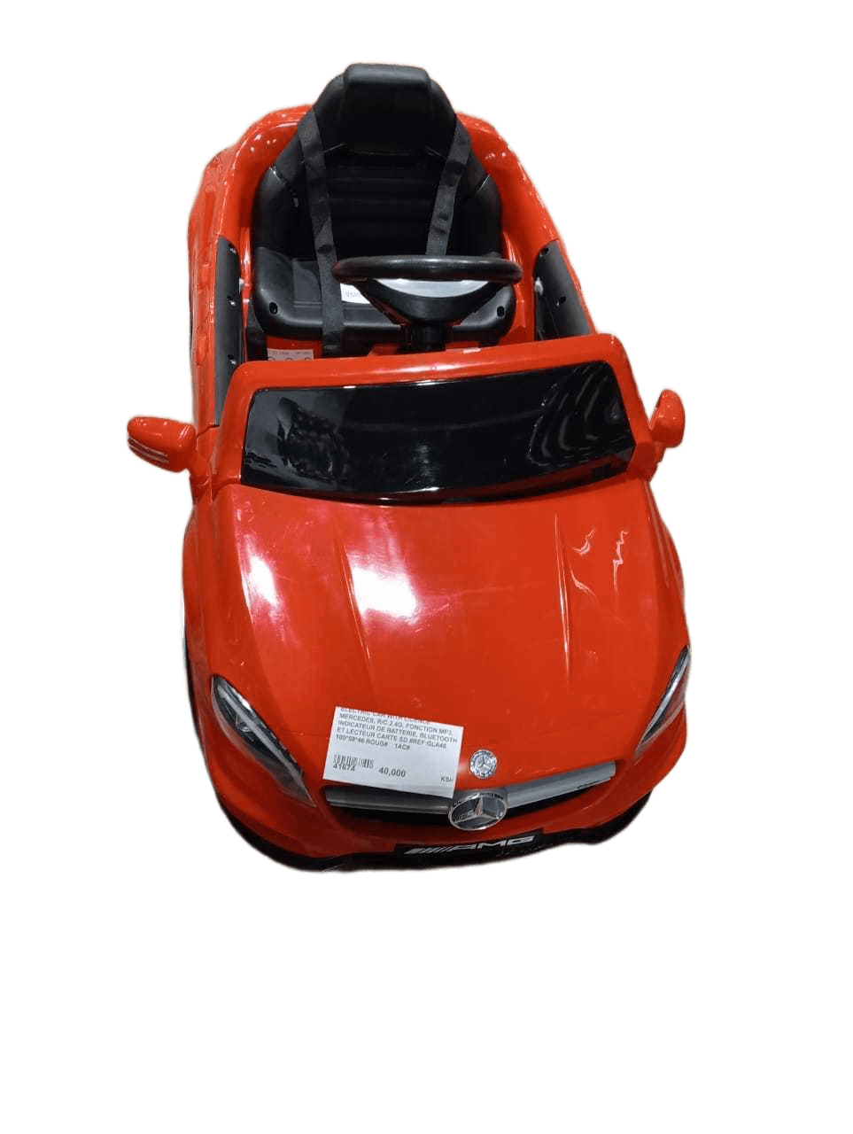 Electric Car With Licence Mercedes, R/C 2.4g, Fonction Mp3, Indicateur De Batterie, Bluetooth Et Lecteur Carte Sd