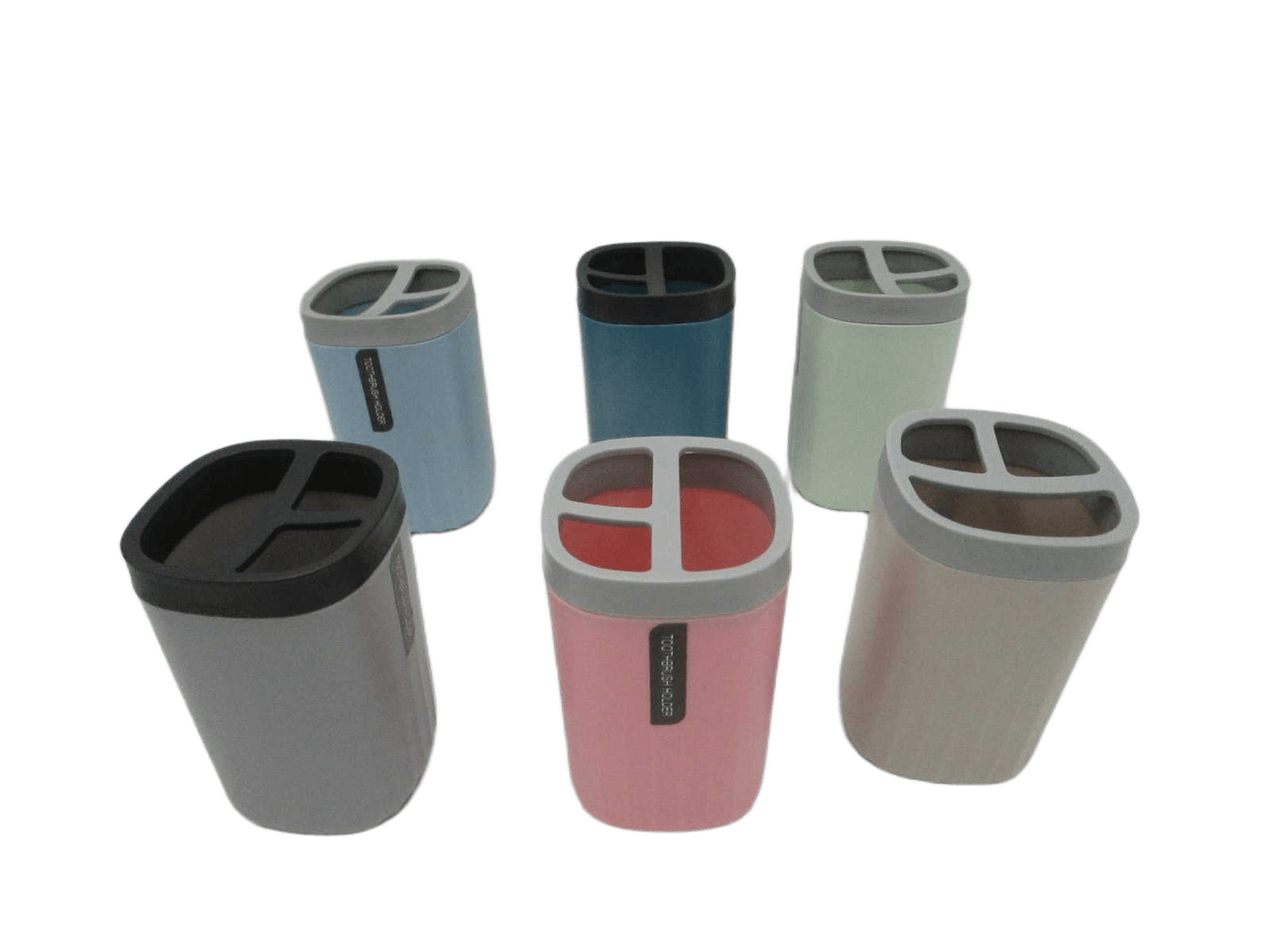 Totthbrush Holder Dark Green/Light Green/Light Blue/Pink/Gray/Taupe0