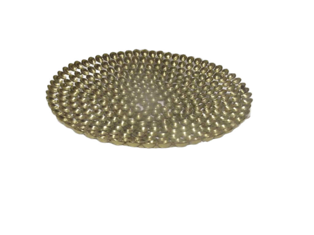 Fruit Basket Big Round Staintless Steel Nickel Plating