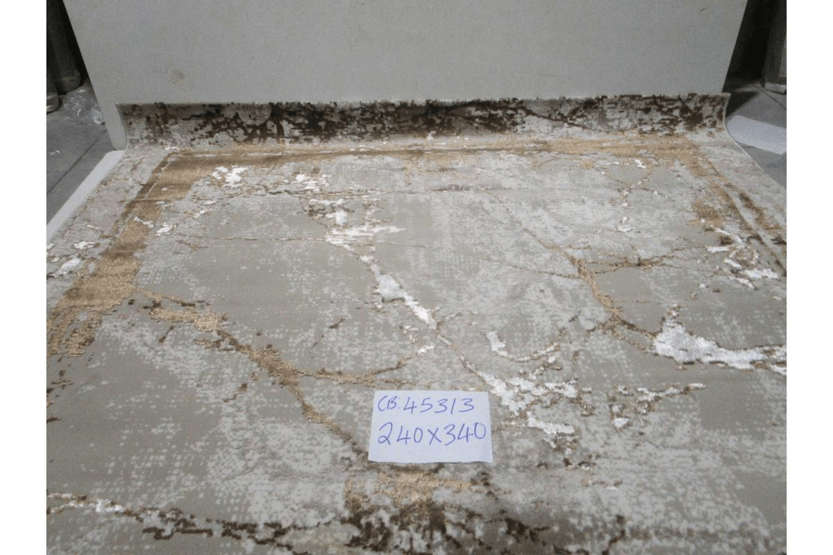Carpet Brown 24261 256.000 Points 10mm Pile Height 1,600gr/Sqm Pp Heatset (1900dtex) + Shrink + Flosh 240x340 Cm