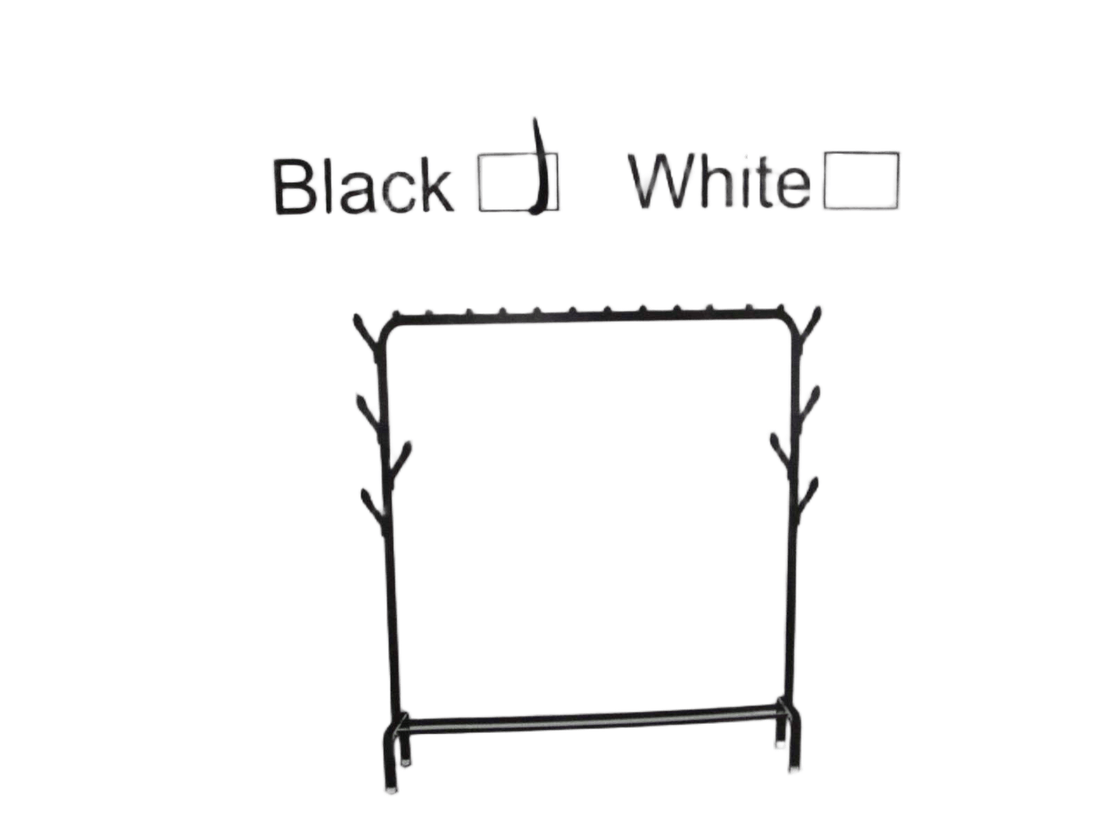 Clothes Black Mutipurpose 110x40x150